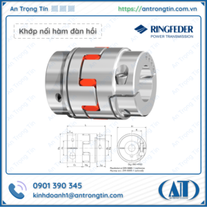 Khớp nối hàm đàn hồi Ringfeder GWE 5104