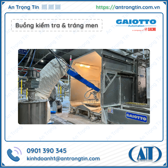 Súng phun áp suất thấp Gaiotto Automation