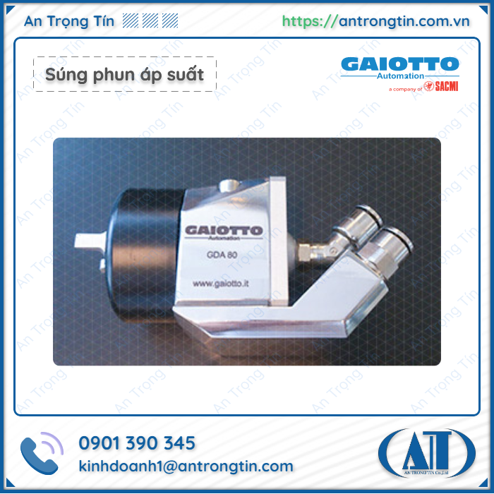 Súng phun áp suất thấp Gaiotto Automation