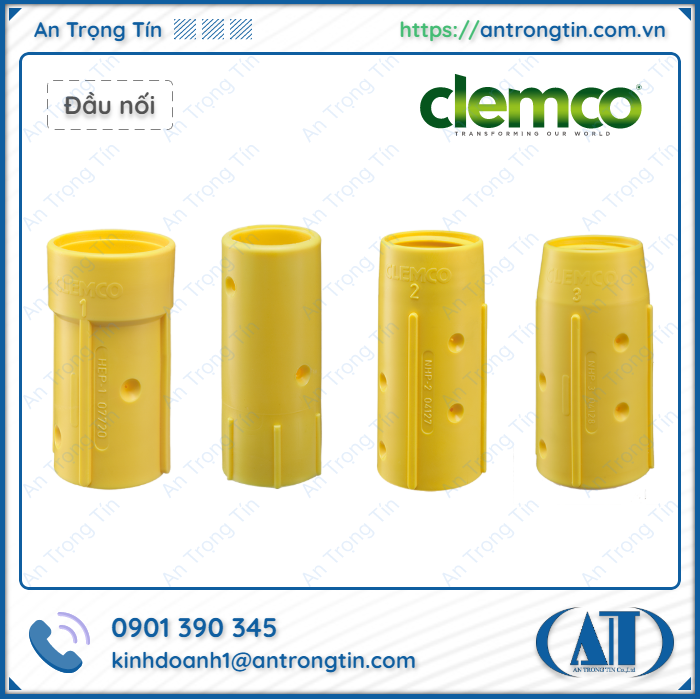Đầu nối CQP và CFP Nylon Clemco 07720D 99204D