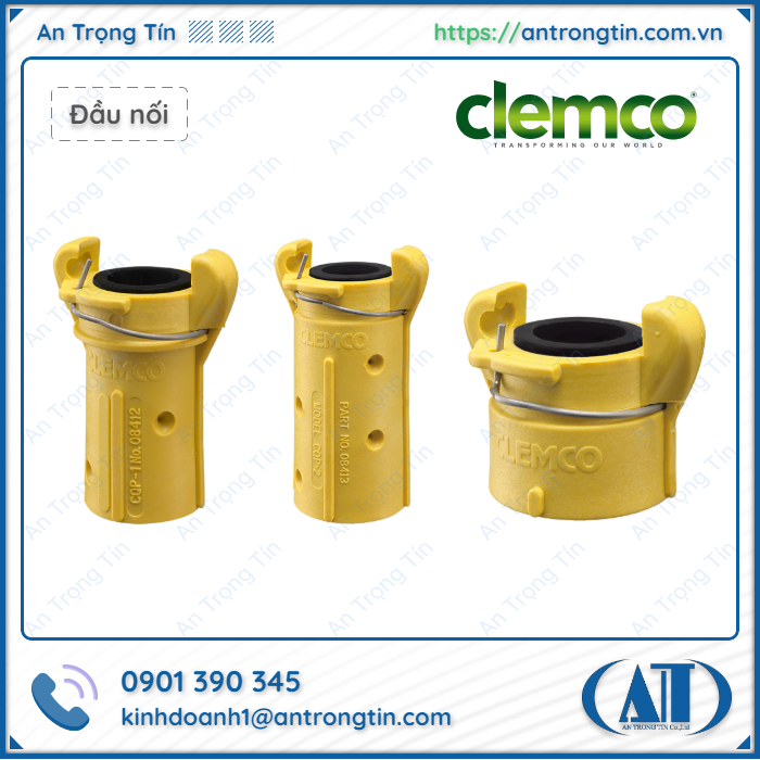 Đầu nối CQP và CFP Nylon Clemco 07720D 99204D