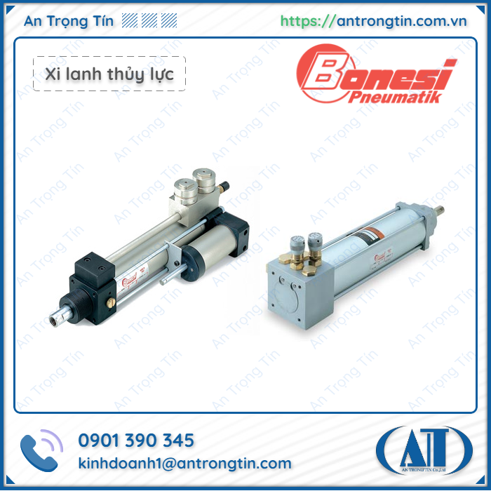 Xi lanh thủy lực khí nén Bonesi UI Series