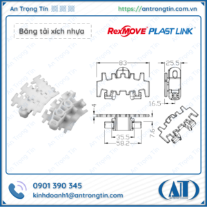 Băng tải xích nhựa RexMOVE Plast Link