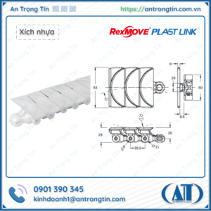 Xích tải nhựa Flexible Chain RexMOVE